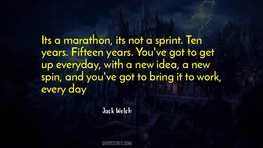 This Is A Marathon Not A Sprint Quotes #1544375