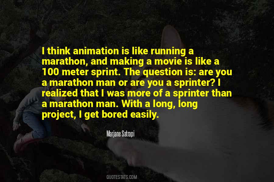This Is A Marathon Not A Sprint Quotes #1781465