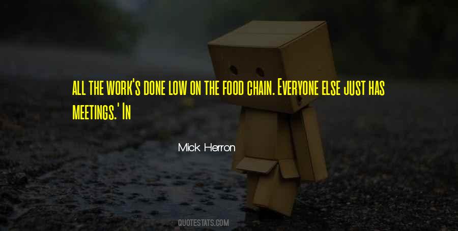 Quotes About The Food Chain #1157410