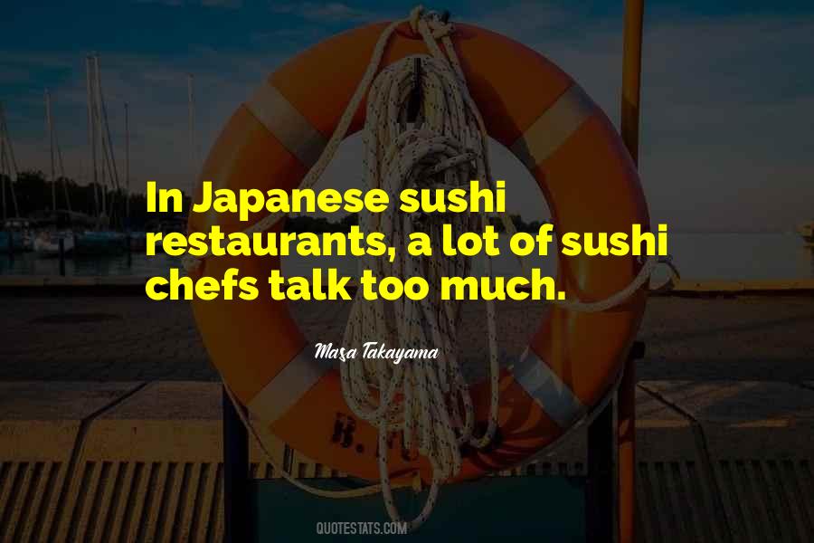 Japanese Sushi Quotes #1490793