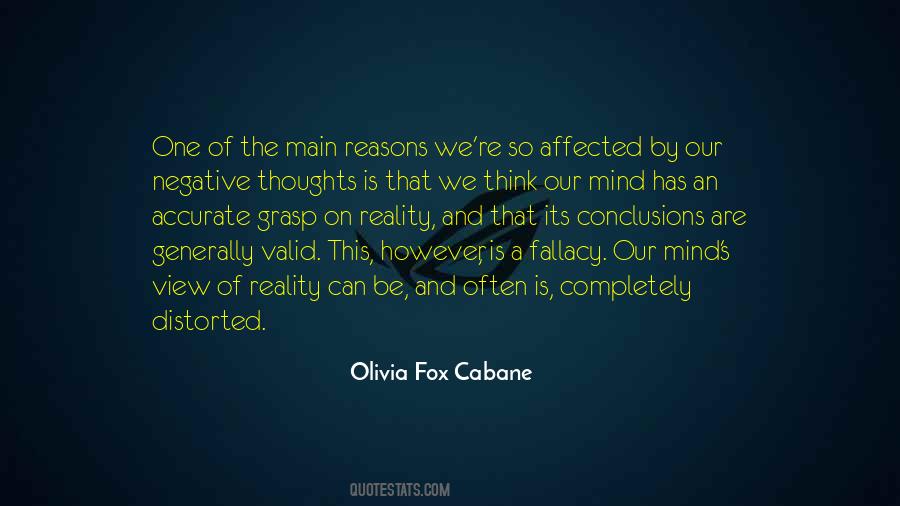 Distorted Thoughts Quotes #1869132