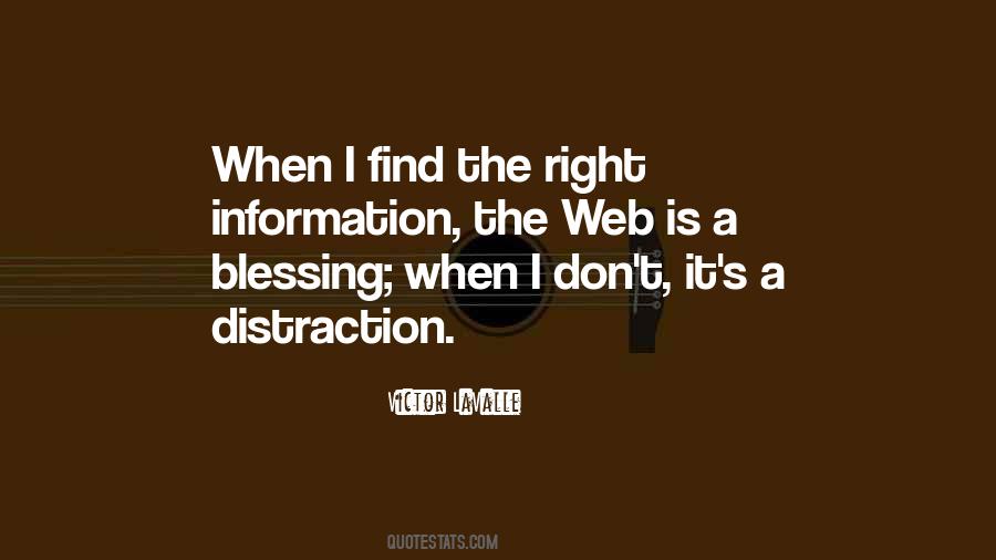 Distraction Quotes #1020988