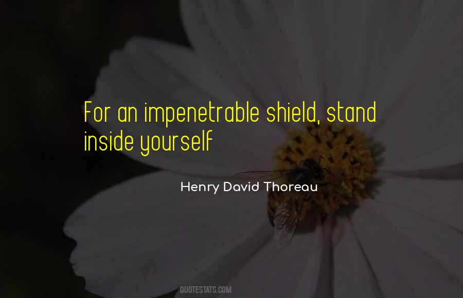 Impenetrable Shield Quotes #1506856