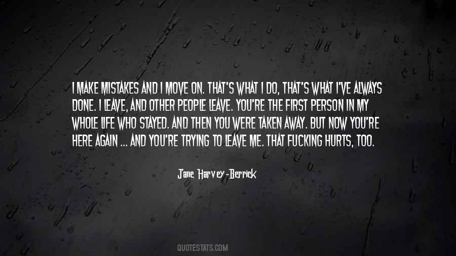 Leave The Past And Move On Quotes #1355810