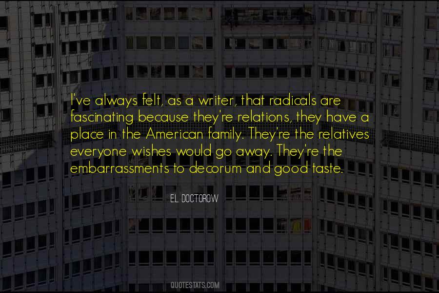 Going Out With Family And Relatives Quotes #188873