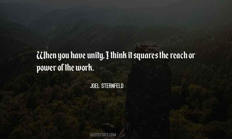 Power In Unity Quotes #1184936