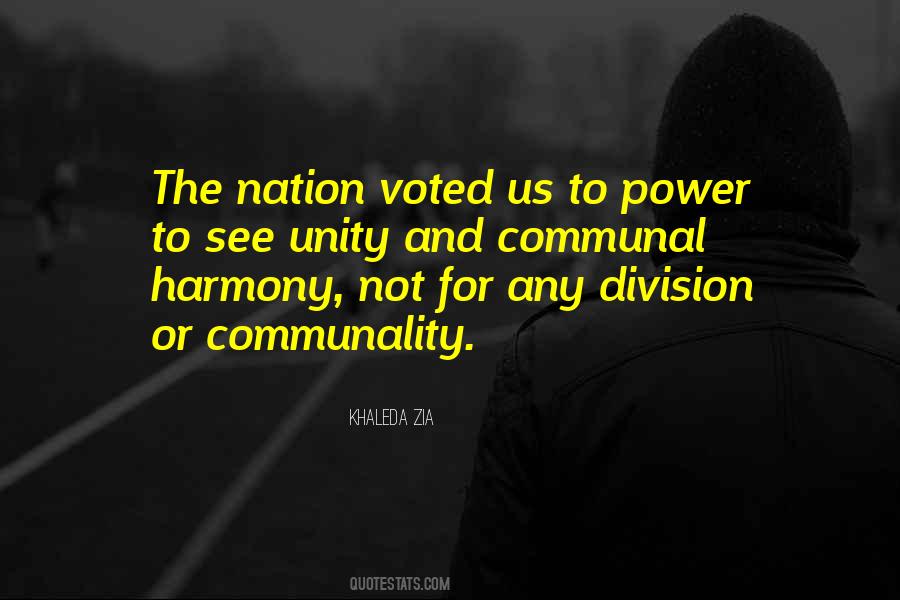 Power In Unity Quotes #1436275