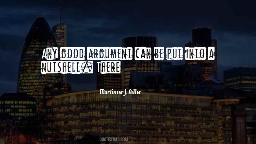 Good Argument Quotes #1247747