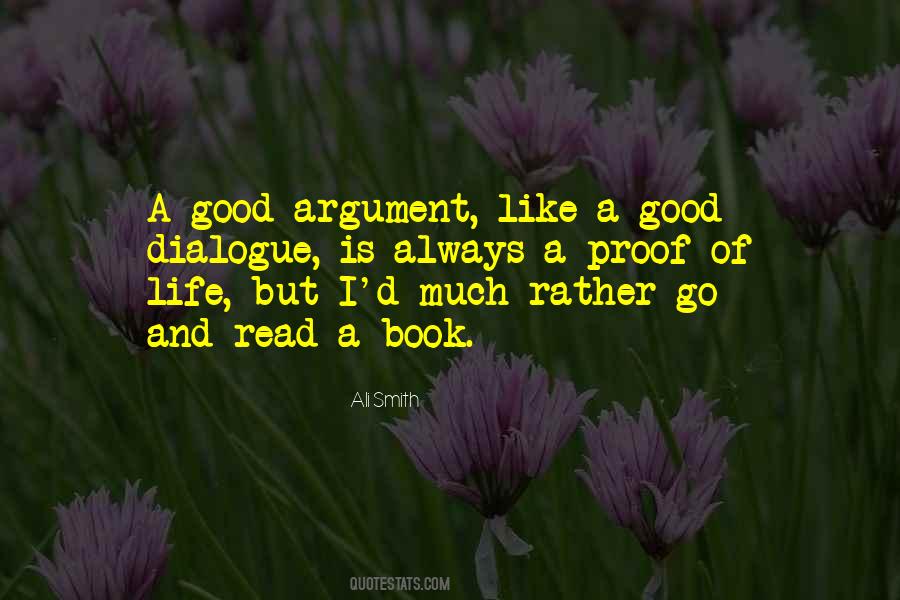 Good Argument Quotes #66110