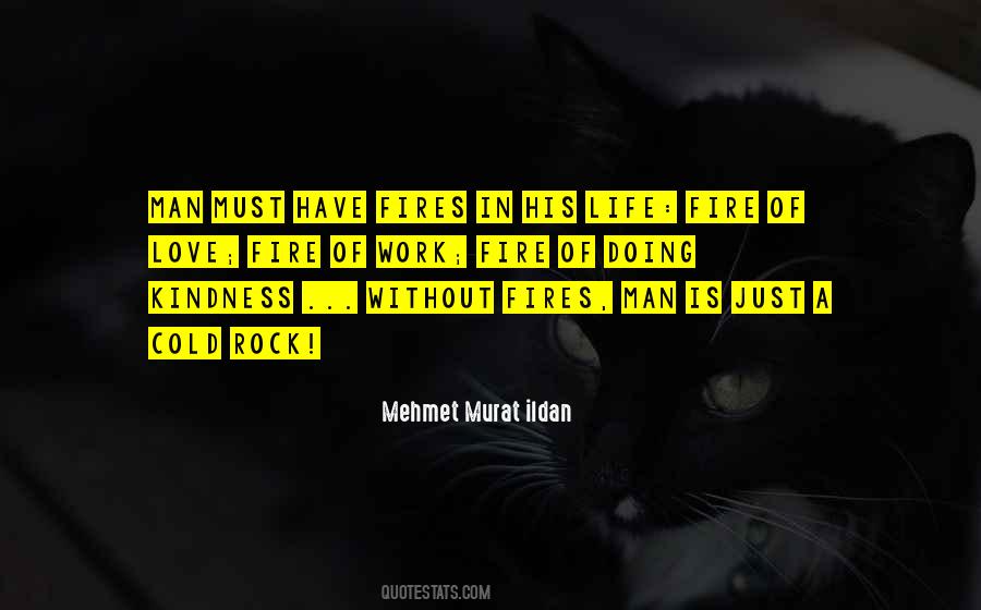 Love Is A Fire Quotes #104712