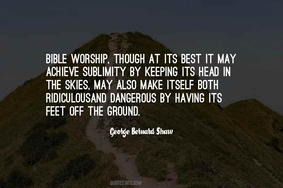 Keeping My Feet On The Ground Quotes #147833