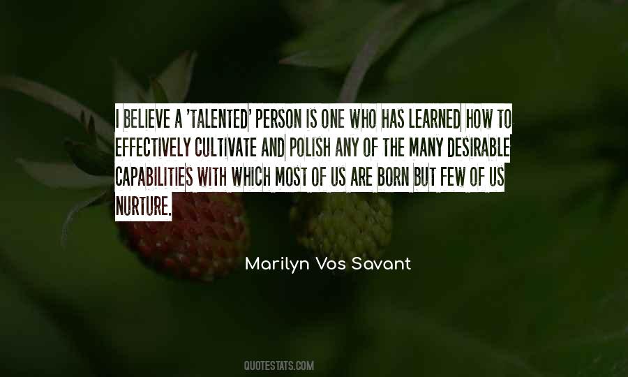 Most Talented Person Quotes #1687173