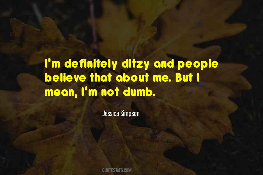 Ditzy Quotes #1799745