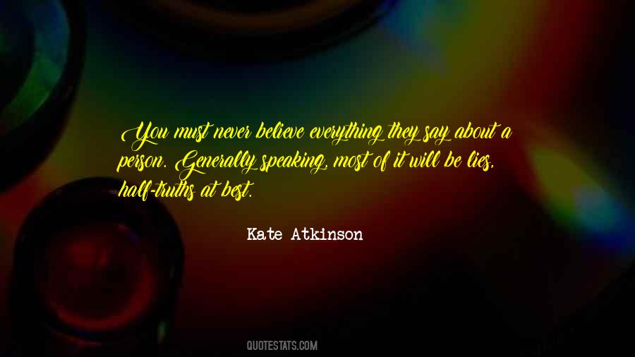 Speaking Lies Quotes #634292