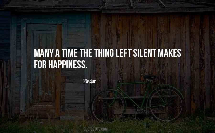 Time For Silence Quotes #1580965