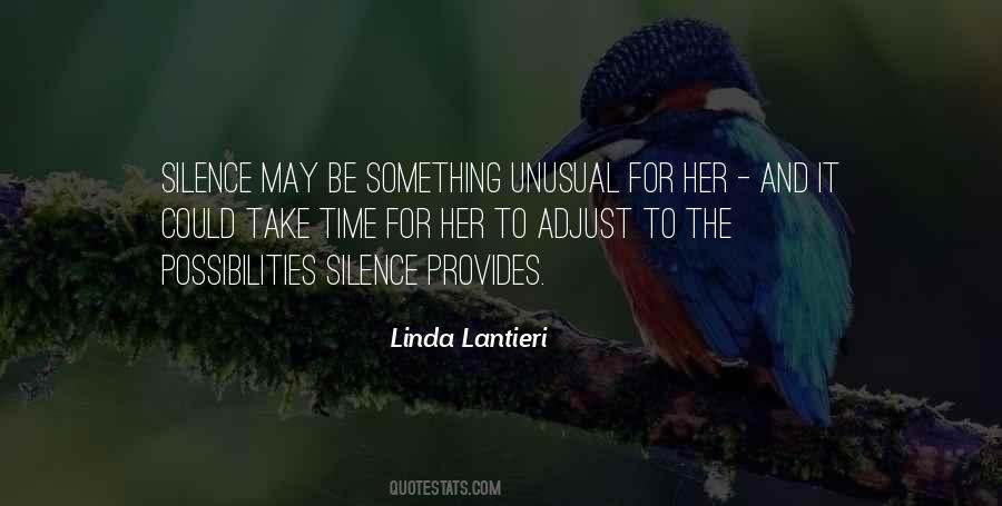 Time For Silence Quotes #1659077