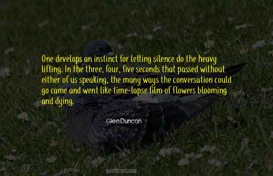 Time For Silence Quotes #421256