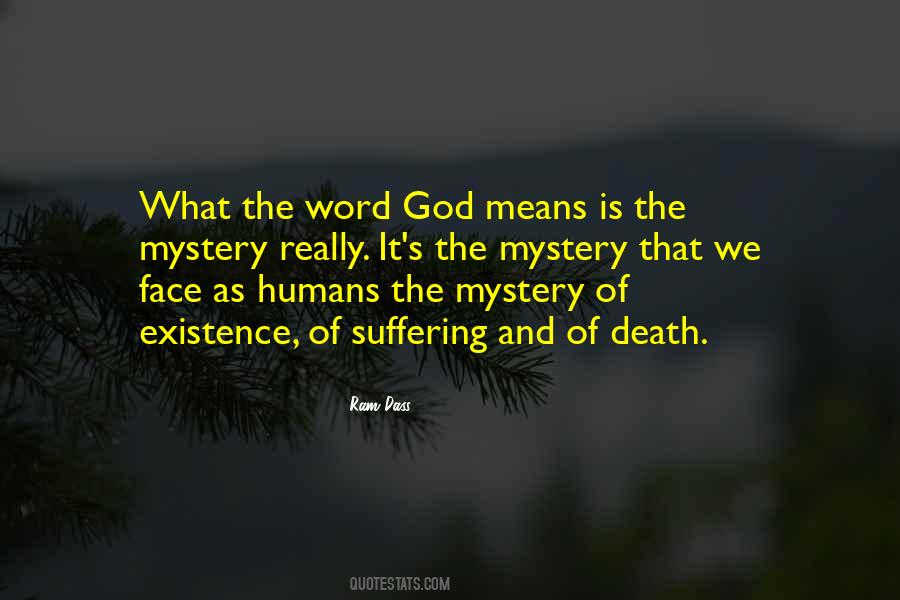 Quotes About The Mystery Of God #1060322