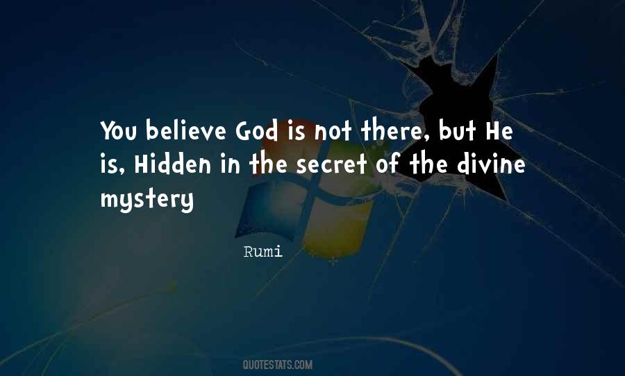 Quotes About The Mystery Of God #498295