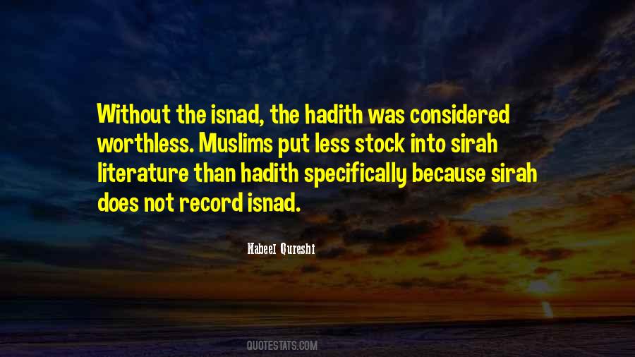 Quotes About The Hadith #391157