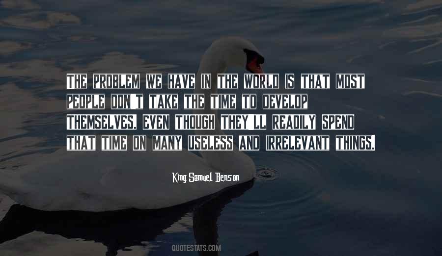 Quotes About Irrelevant People #827163