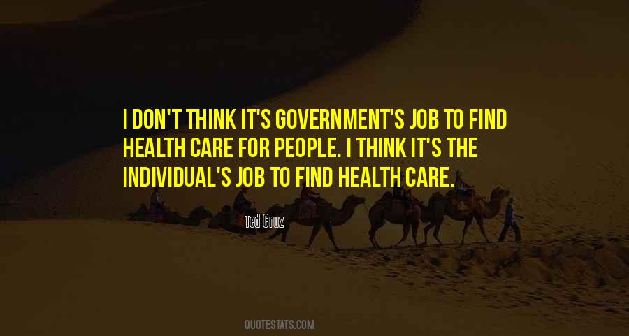 Quotes About Government Health #1034416