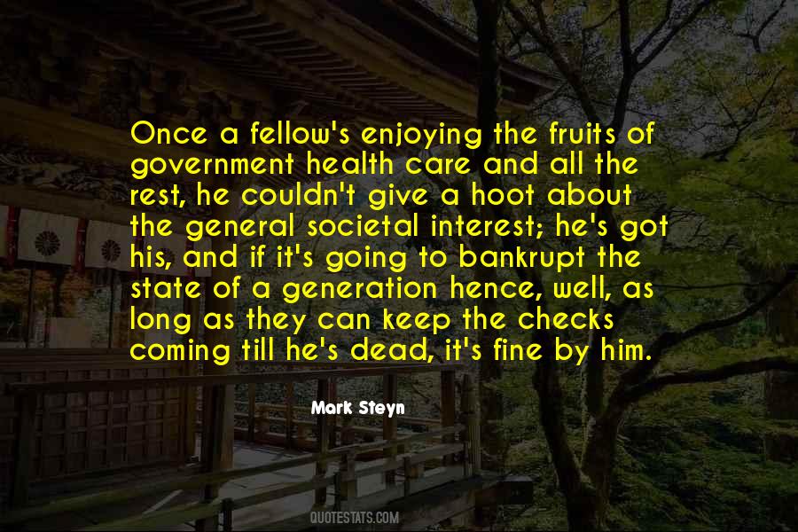 Quotes About Government Health #1265150