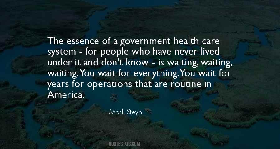 Quotes About Government Health #353897