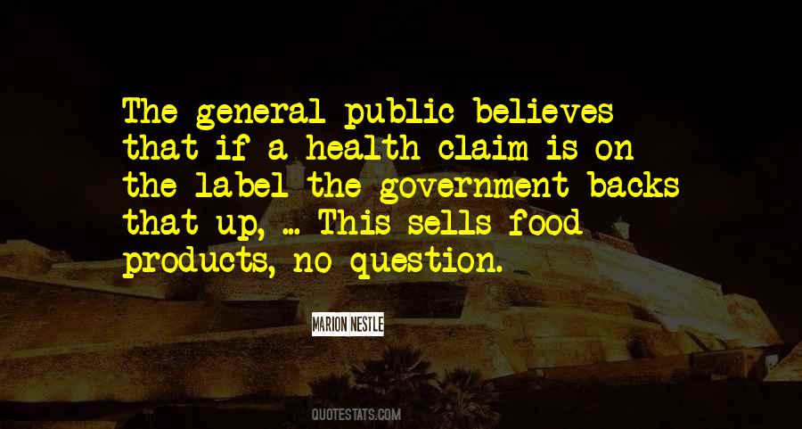 Quotes About Government Health #432396