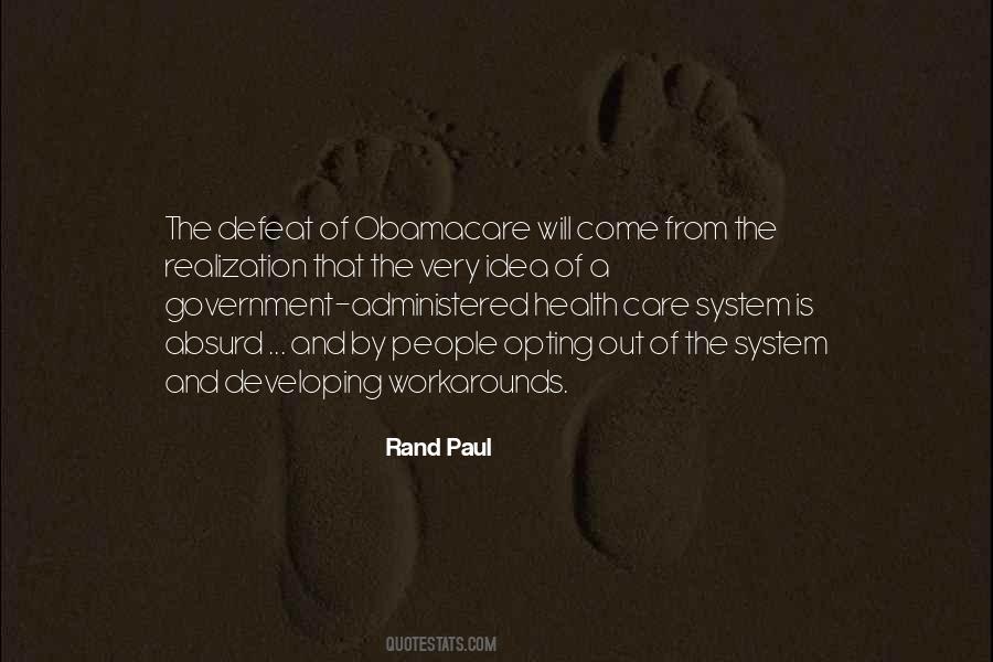 Quotes About Government Health #534597
