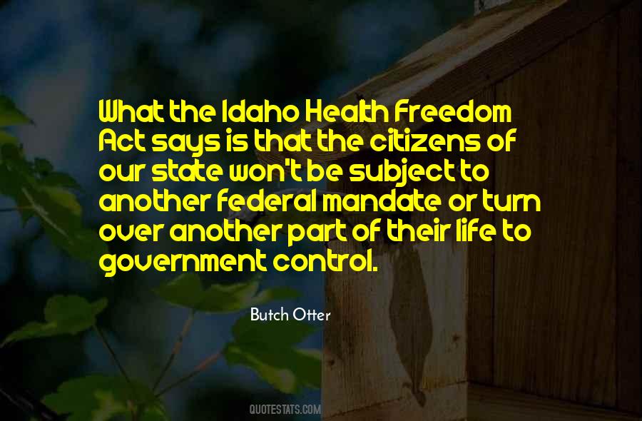Quotes About Government Health #901400