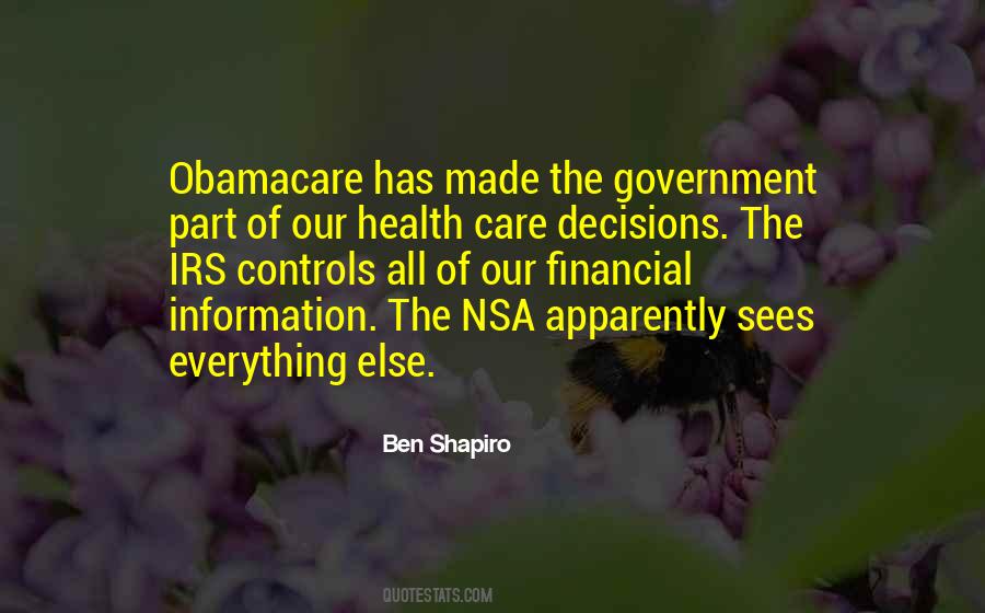 Quotes About Government Health #913970