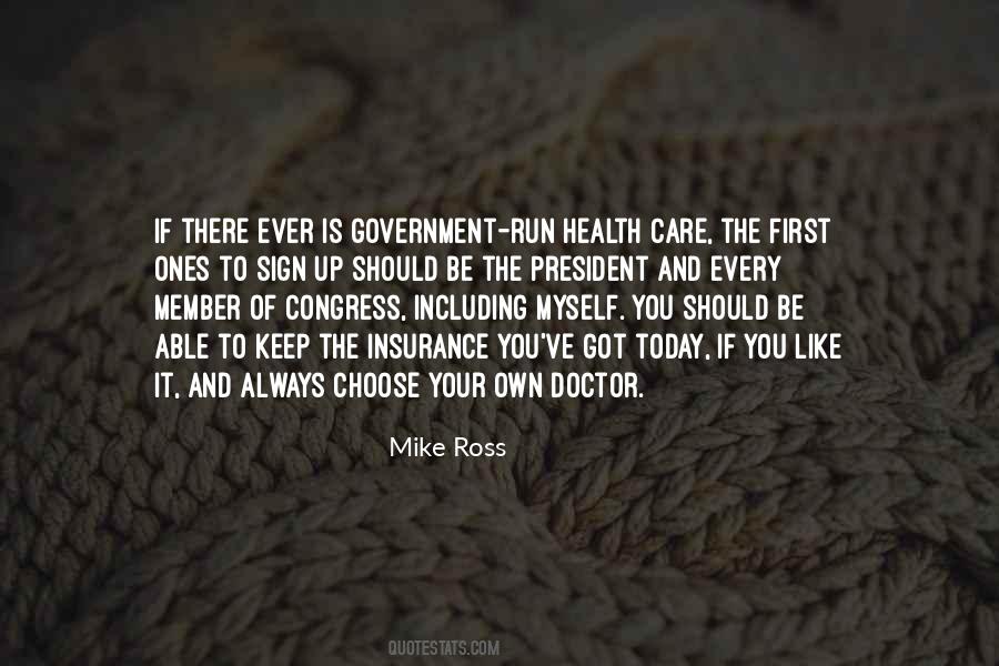 Quotes About Government Health #914341