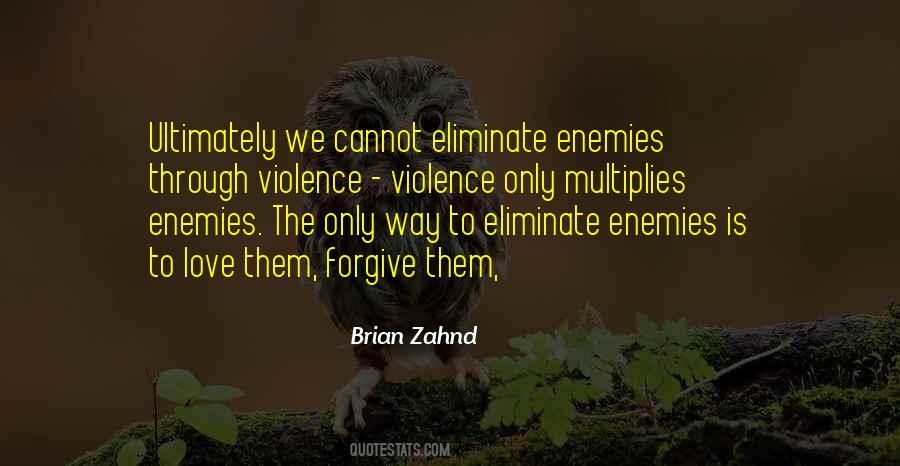 Enemies Love Quotes #29458