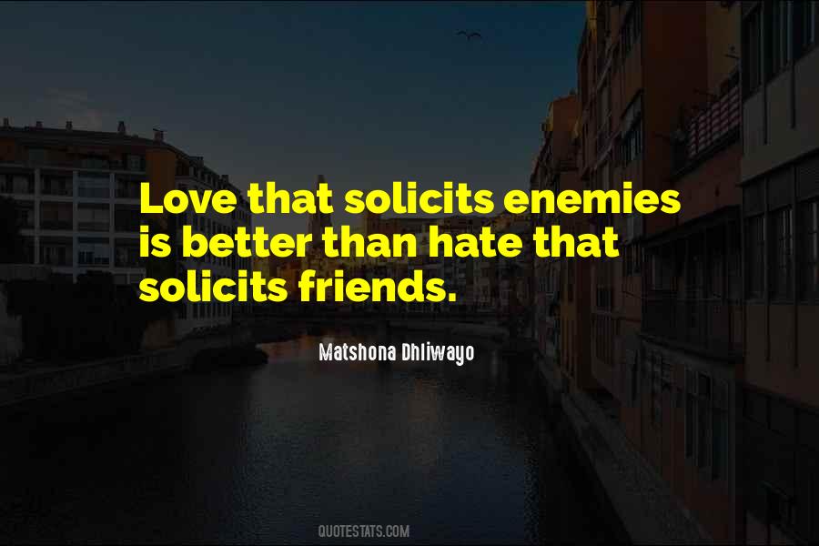 Enemies Love Quotes #437068