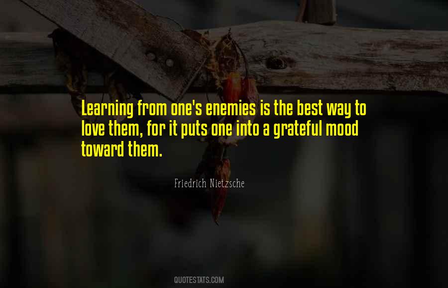 Enemies Love Quotes #509950
