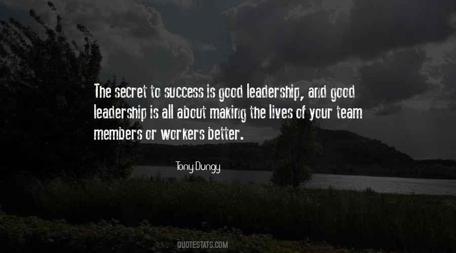 Leadership And Team Quotes #327908