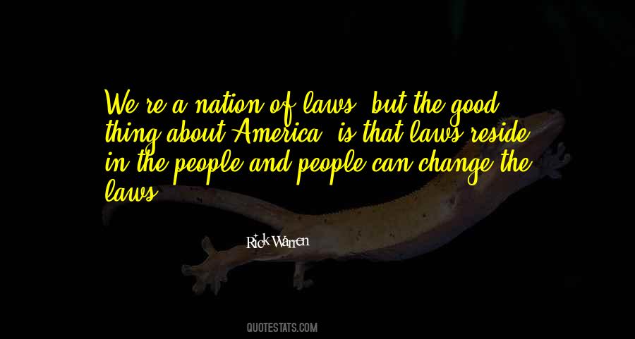 Nation Of Laws Quotes #1109333