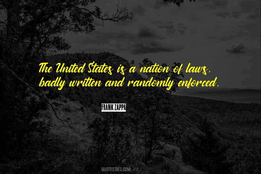 Nation Of Laws Quotes #1294781