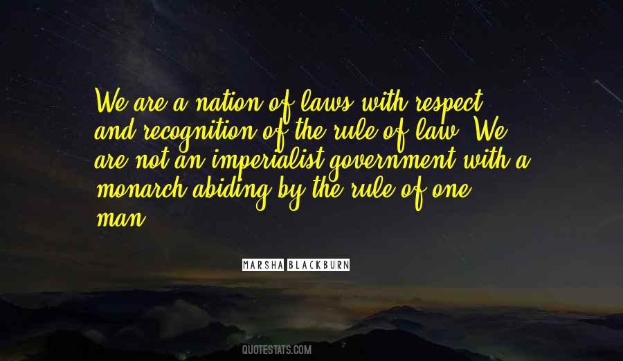 Nation Of Laws Quotes #556655