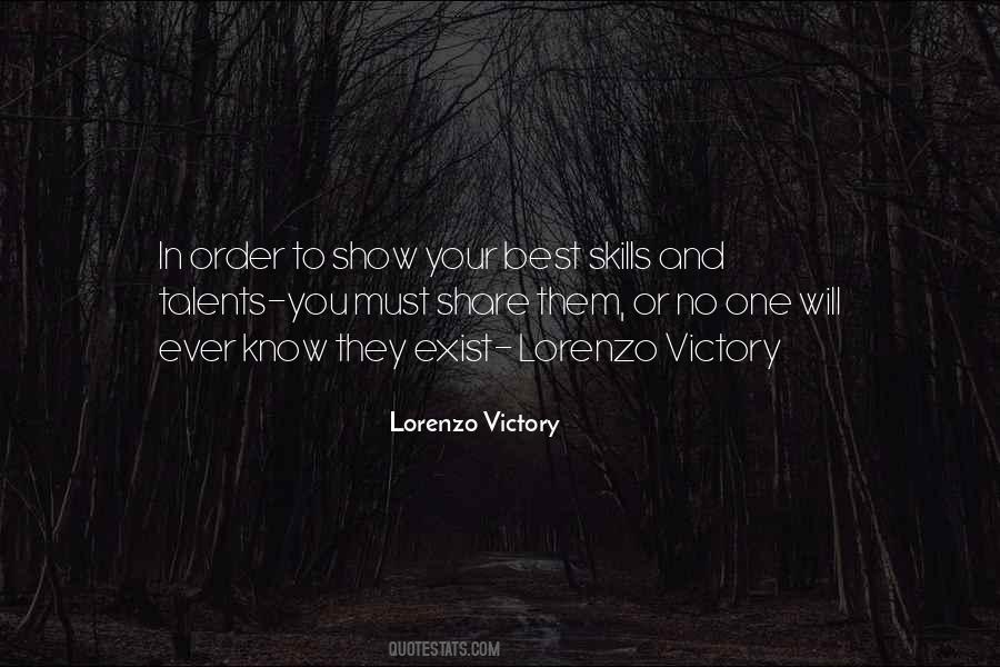 Show Your Skills Quotes #1028226