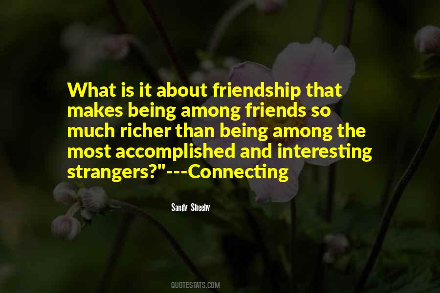 Strangers Vs Friends Quotes #115663