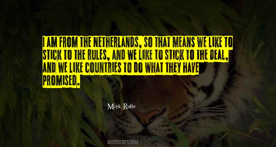 Stick To The Rules Quotes #1707847