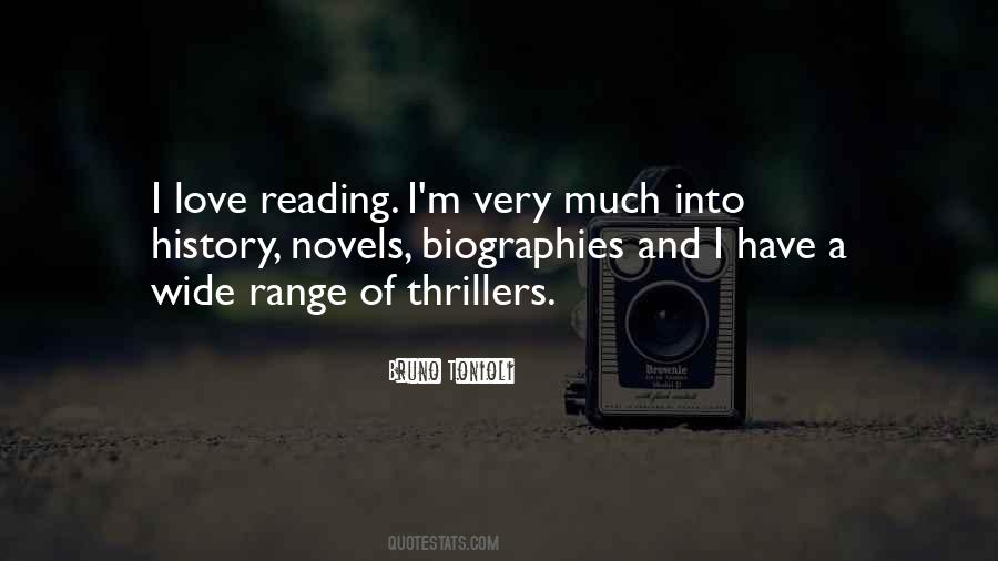 I Love Reading Novels Quotes #1402040