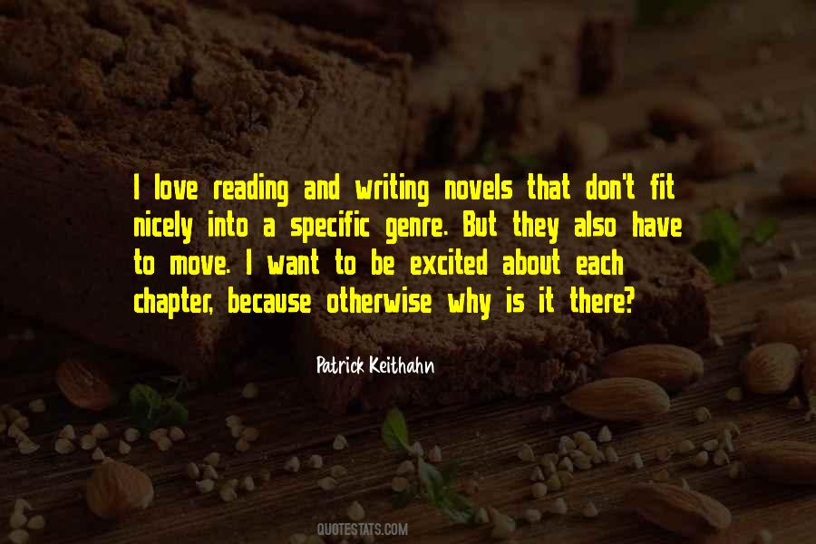 I Love Reading Novels Quotes #716129