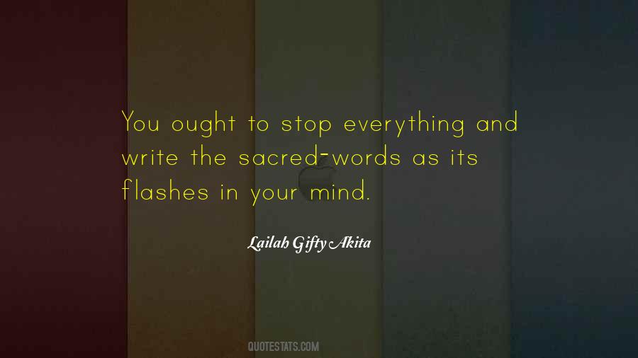 Stop Everything Quotes #136193
