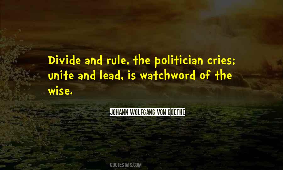 Divide And Rule Quotes #1745753