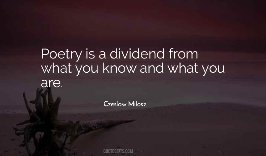 Dividend Quotes #124693