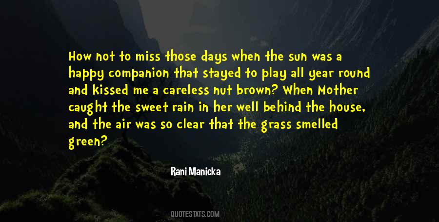 Sweet Rain Quotes #150831