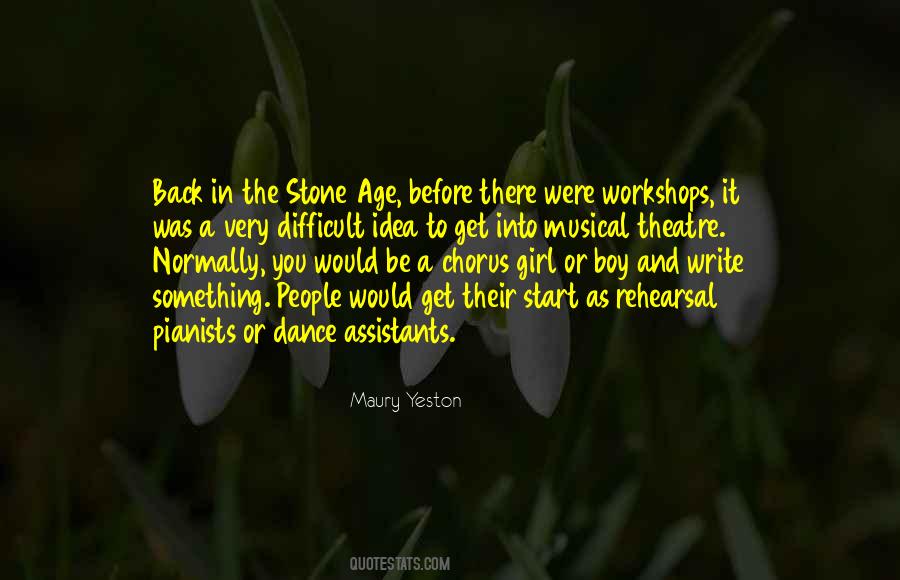 Be A Stone Quotes #1435712